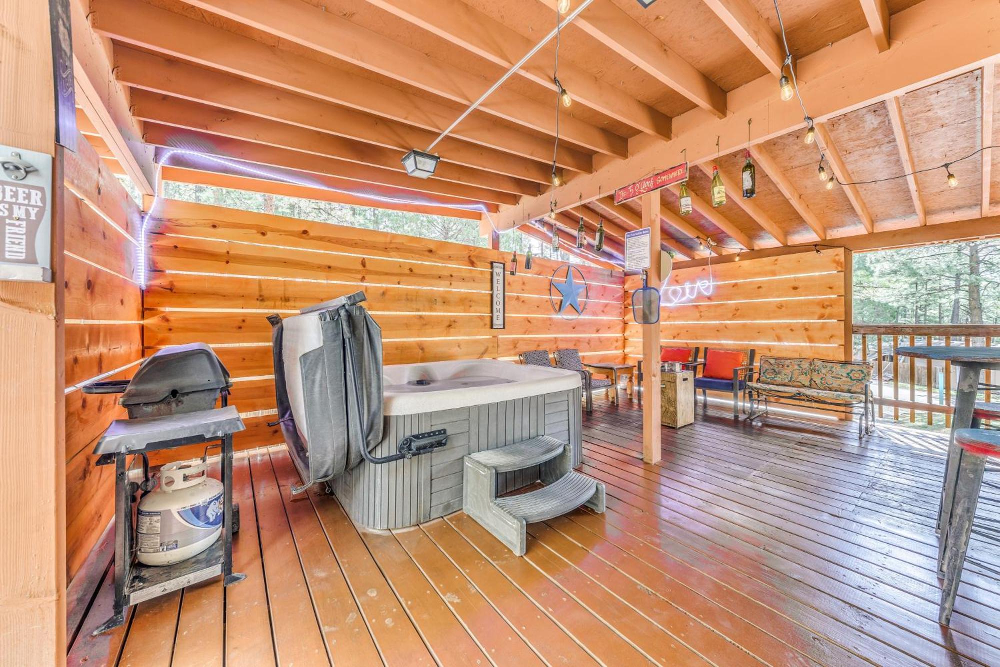 Ruidoso Cabin With Hot Tub - 2 Mi To Grindstone Lake Exterior photo