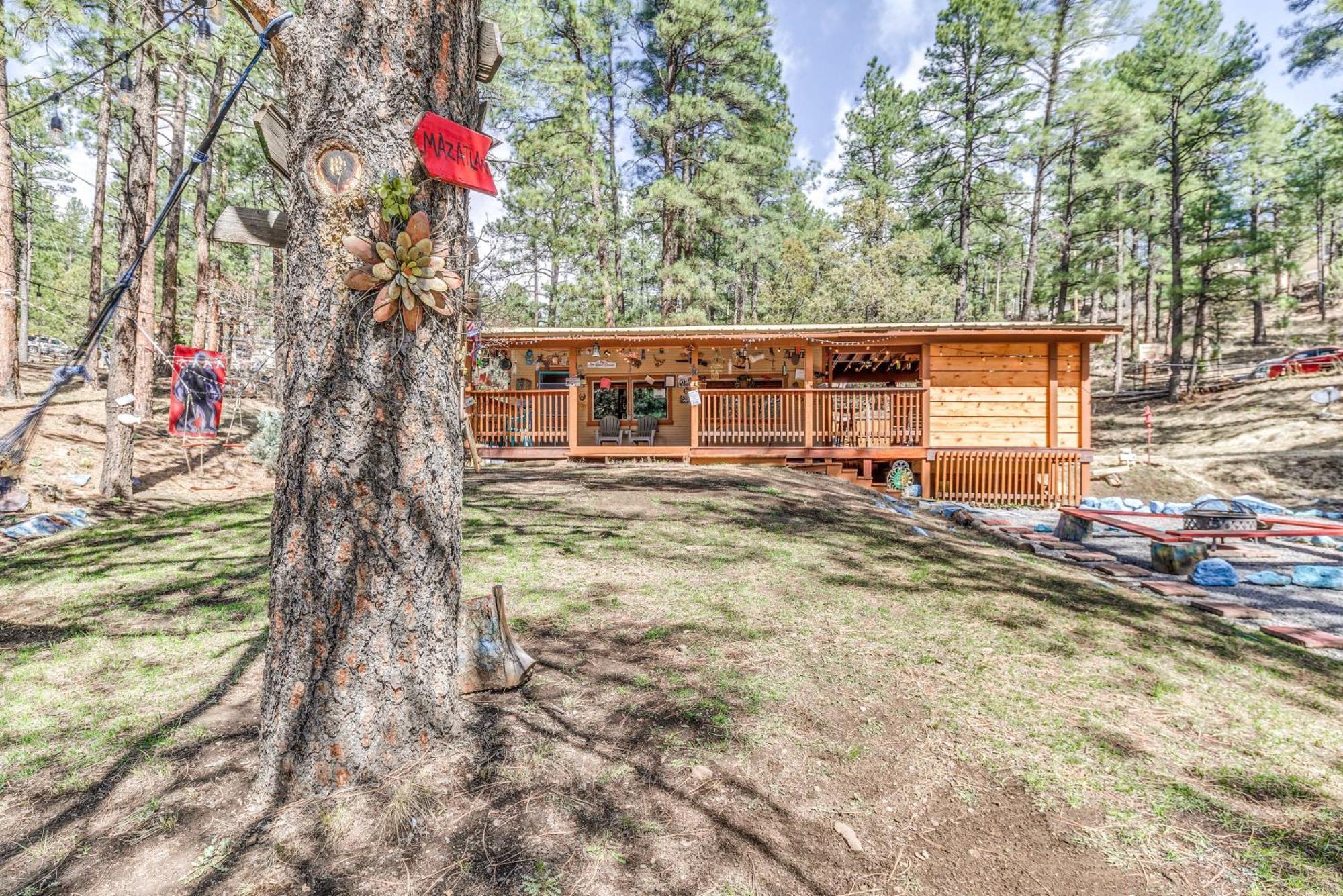 Ruidoso Cabin With Hot Tub - 2 Mi To Grindstone Lake Exterior photo