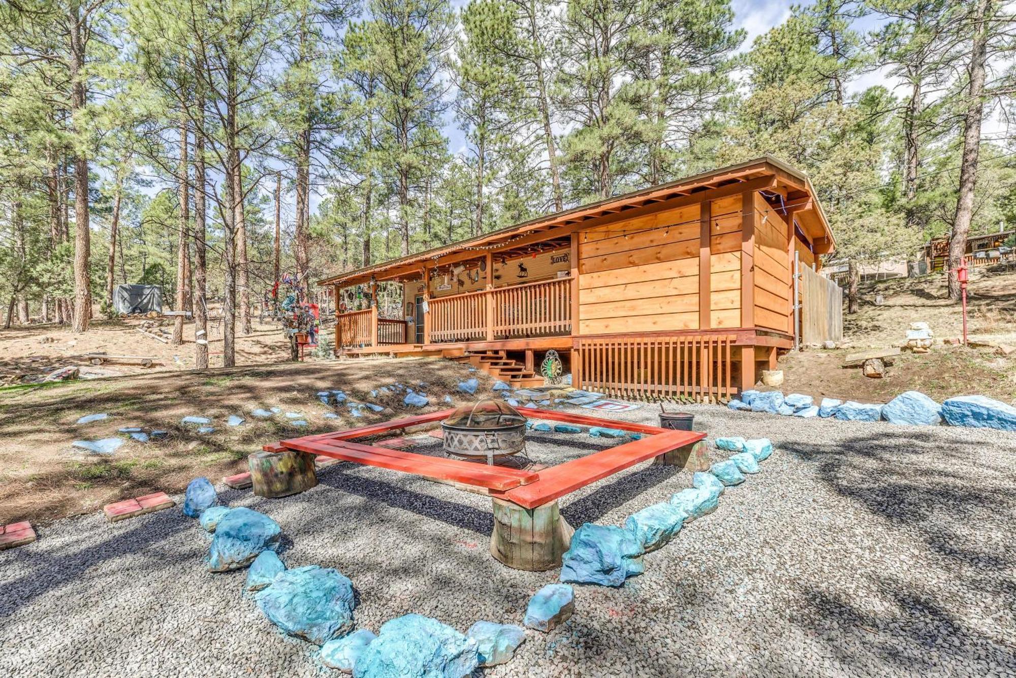 Ruidoso Cabin With Hot Tub - 2 Mi To Grindstone Lake Exterior photo