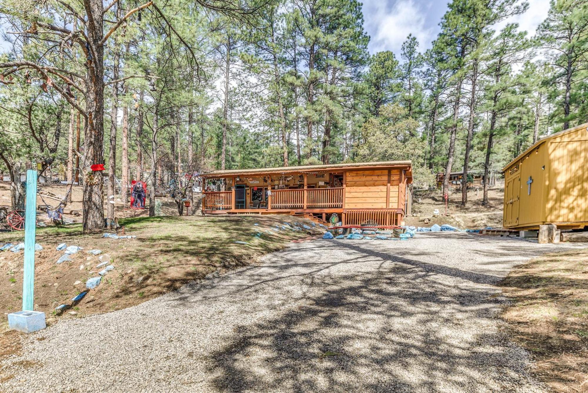 Ruidoso Cabin With Hot Tub - 2 Mi To Grindstone Lake Exterior photo