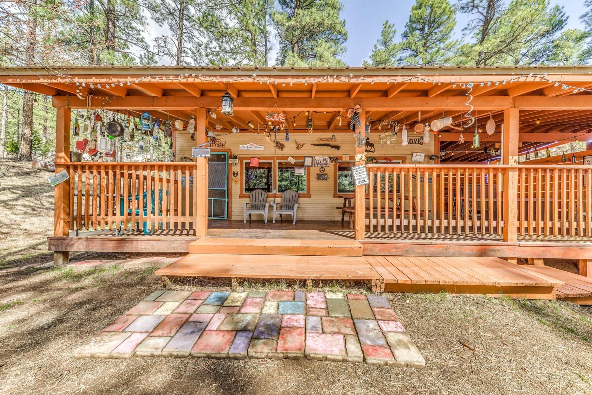 Ruidoso Cabin With Hot Tub - 2 Mi To Grindstone Lake Exterior photo